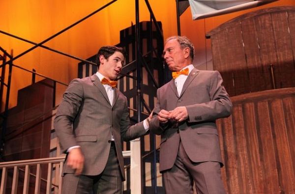 Photo Flash: HOW TO SUCCEED Cast Performs with Mayor Bloomberg at Inner Circle! Image