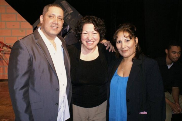Photo Coverage: Justice Sonia Sotomayor Surprises GROWING UP GONZALES Cast at Jan Hus Playhouse 
