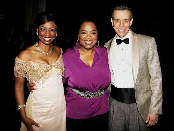 Montego Glover, Oprah Winfrey, Adam Pascal Photo