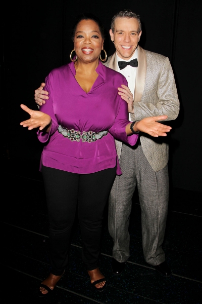 Oprah Winfrey and Adam Pascal Photo