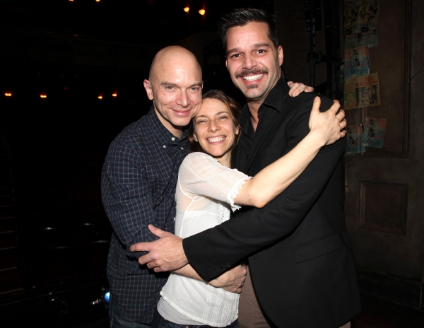 Michael Cerveris, Elena Roger & Ricky Martin Photo