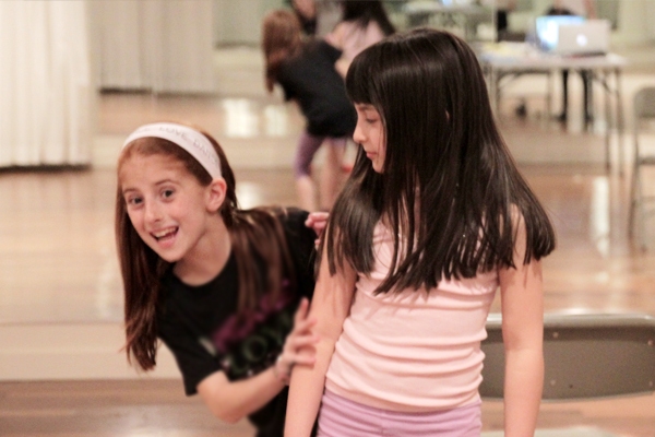 Julianna Rigoglioso (Pippi) and Rachel Weintraub (Annika)
 Photo