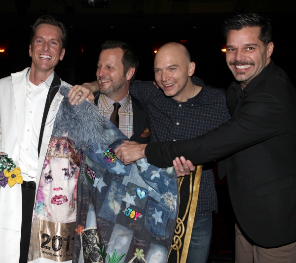 Matt Wall, Rob Ashford, Michael Cerveris & Ricky Martin Photo