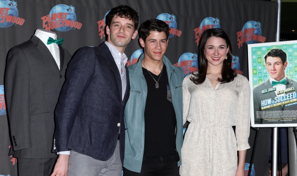 Photo Coverage: HOW TO SUCCEED's Nick Jonas, Michael Urie & Stephanie Rothenberg Visit Planet Hollywood Image