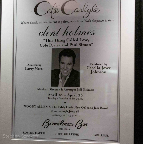 Photo Coverage: Clint Holmes Performs for Michael Douglas, Chita Rivera and More at Café Carlyle 