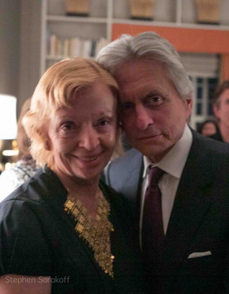 Producer Cecelia Joyce & Michael Douglas Photo