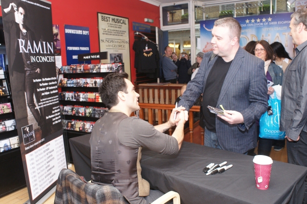 Photo Flash: Ramin Karimloo Signs Albums at Dress Circle! Image