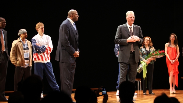 Photo Coverage: MAGIC/BIRD Opens on Broadway - Magic Johnson, Larry Bird & More! Image