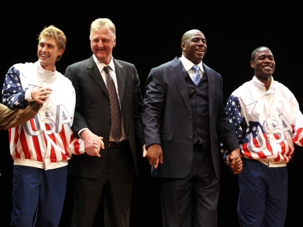 Photo Coverage: MAGIC/BIRD Opens on Broadway - Magic Johnson, Larry Bird & More! Image