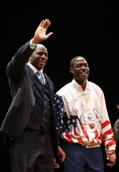 Photo Coverage: MAGIC/BIRD Opens on Broadway - Magic Johnson, Larry Bird & More! Image
