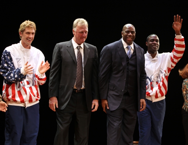 Photo Coverage: MAGIC/BIRD Opens on Broadway - Magic Johnson, Larry Bird & More! Image