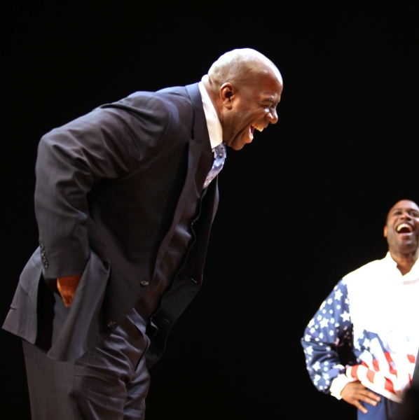 Photo Coverage: MAGIC/BIRD Opens on Broadway - Magic Johnson, Larry Bird & More! Image