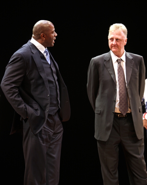 Earvin 'Magic' Johnson & Larry Bird  Photo