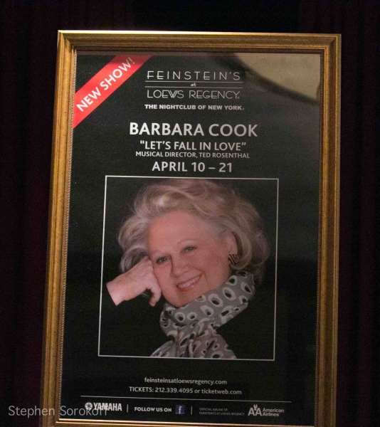 Photo Coverage: Barbara Cook Performs 'LET'S FALL IN LOVE' at Feinstein's at Loews Regency 