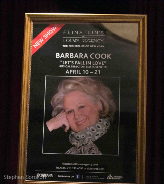 Photo Coverage: Barbara Cook Performs 'LET'S FALL IN LOVE' at Feinstein's at Loews Regency Image