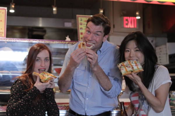 Photo Flash: SEMINAR Cast Unveils New Pizza at Two Boots! Image