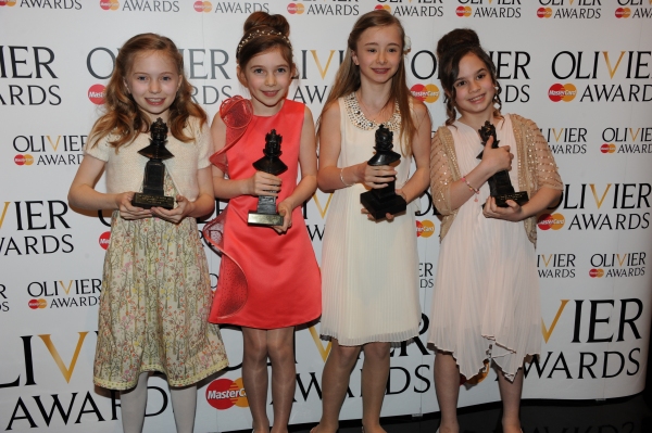 Photo Flash: 2012 Olivier Awards; MATILDA Cast and More in the Winners' Room! Image