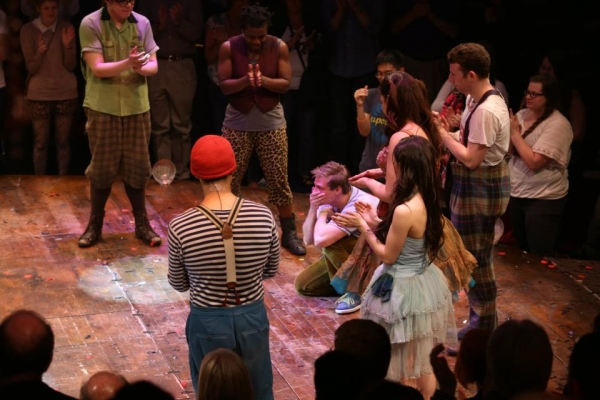 Photo Flash: Hunter Parrish Takes Final Bow in GODSPELL! Image