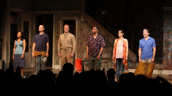 Photo Coverage: CLYBOURNE PARK Opening Night on Broadway - Curtain Call with Crystal A Dickinson & Co. Image