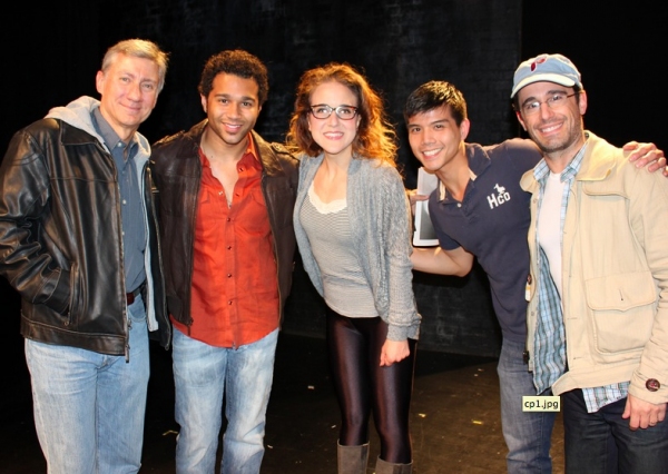 Photo Flash: Corbin Bleu, GODSPELL and Eden Espinosa Visit SILENCE! THE MUSICAL Image