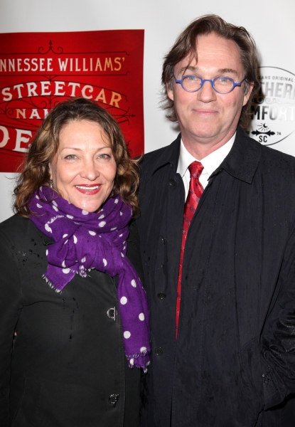 Richard Thomas with wife Georgiana  Photo