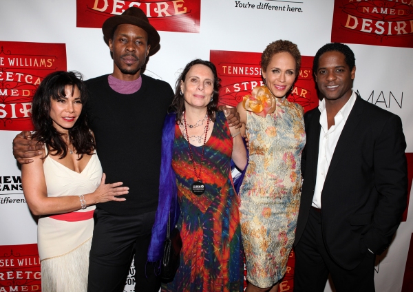 Daphne Rubin-Vega, Wood Harris, Emily Mann, Nicole Ari Parker and Blair Underwood Photo