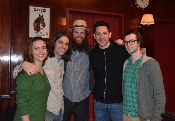 Erikka Walsh, Lucas Papaelias, Paul Whitty, Steve Kazee and Will Connolly Photo