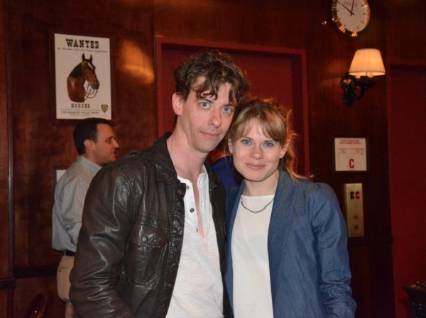 Photo Flash: Casts of ONCE and PETER AND THE STARCATCHER at Sardi's for NYTW's Night on Broadway! Image