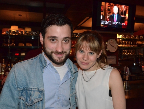 Photo Flash: Casts of ONCE and PETER AND THE STARCATCHER at Sardi's for NYTW's Night on Broadway! Image
