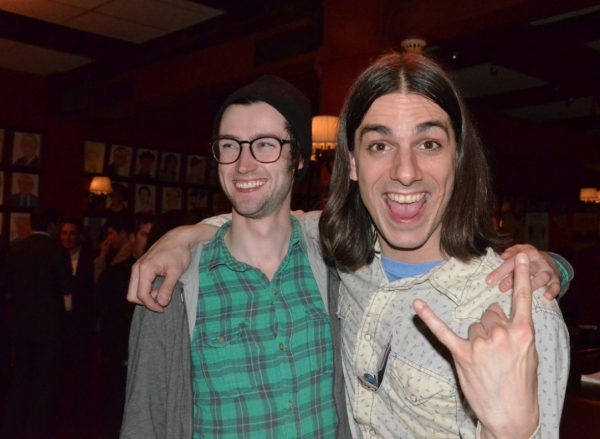 Photo Flash: Casts of ONCE and PETER AND THE STARCATCHER at Sardi's for NYTW's Night on Broadway!  Image