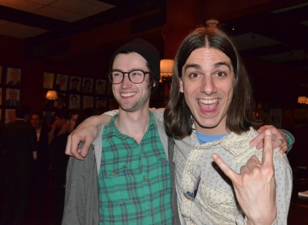Photo Flash: Casts of ONCE and PETER AND THE STARCATCHER at Sardi's for NYTW's Night on Broadway! Image