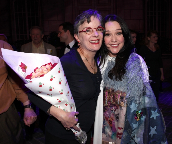 Jennifer Smith & Cameron Adams during the Broadway Opening Night Gypsy Robe Ceremony  Photo