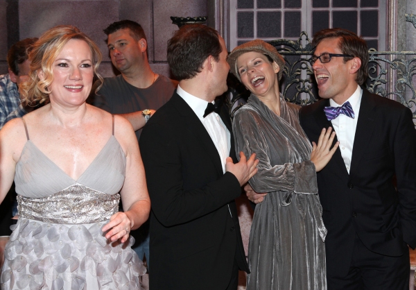 Kathleen Marshall, David Eggers (Gypsy Recepient - CURTAINS), Kelli O'Hara, Eric Scio Photo