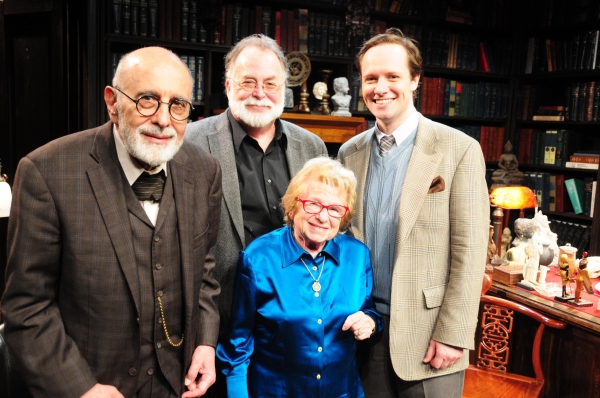 George Morfogen, Mark St. Germain, Jim Stanek, Dr. Ruth Photo