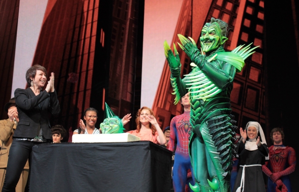 Photo Coverage: Cast of SPIDER-MAN Celebrates Patrick Page's Birthday! Image