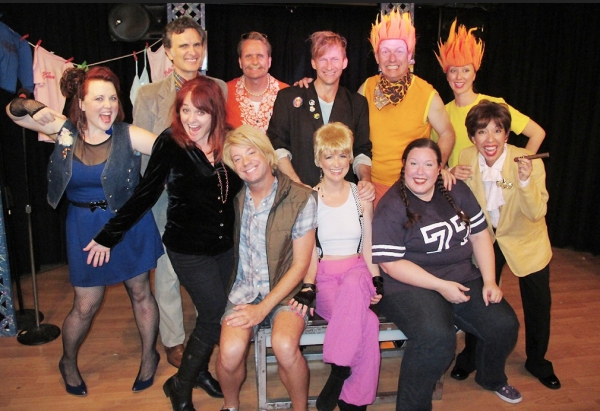 Cast of Invincible: THE LEGEND of BILLIE JEAN: The Musical with Julie Brown Photo