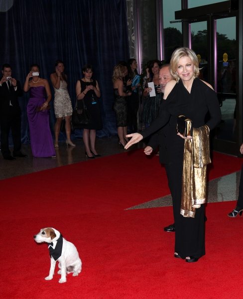 Uggie & Diane Sawyer Photo