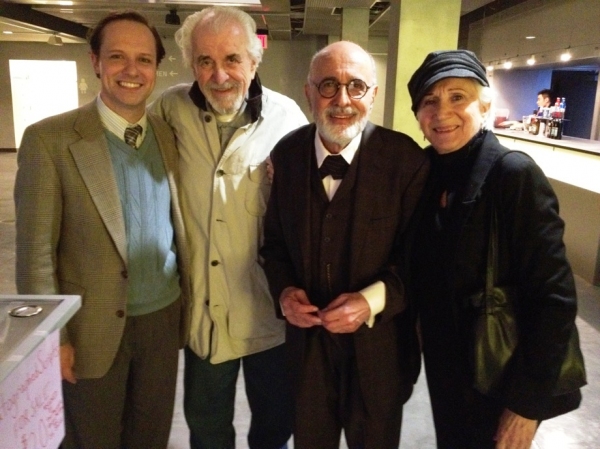 Photo Flash: Olympia Dukakis and Louis Zorich Visit New World Stages' FREUD'S LAST SESSION Image