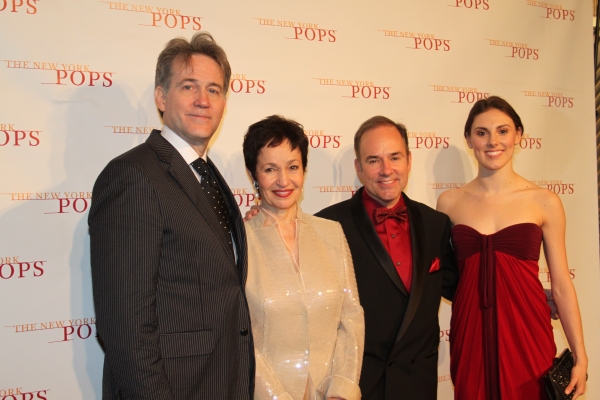 Boyd Gaines, Lynn Ahrens, Stephen Flaherty and Tiler Peck Photo