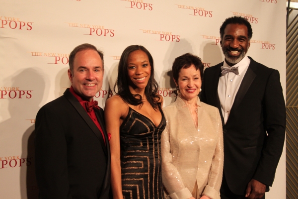 Stephen Flaherty, Nikki M. James, Lynn Ahrens and Norm Lewis Photo