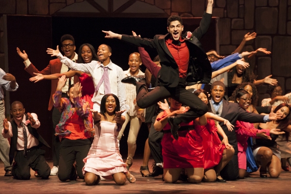Photo Flash: Marty Markowitz, Kathy Deitch and FOOTLOOSE in Ribbon Cutting for Brooklyn Theatre Arts High Image