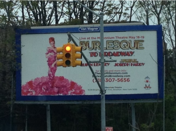 Photo Flash: BURLESQUE TO BROADWAY Billboard Image