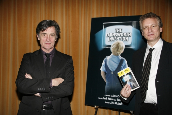 Roger Rees & Rick Elice attending the Opening Night Party for THE FARNSWORTH INVENTIO Photo