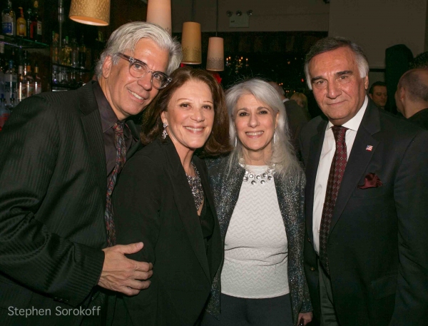 Steve Bakunas, Linda Lavin, Jamie deRoy, Tony Lobianco at 