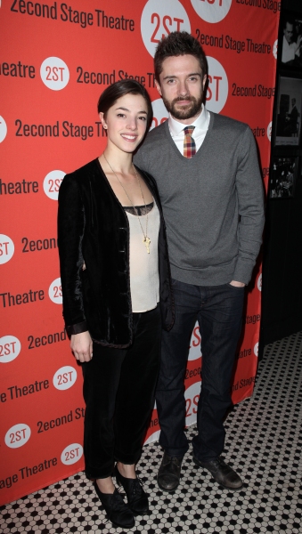 Photo Coverage: Opening Night of LONELY, I'M NOT Starring Topher Grace & Olivia Thirlby at Second Stage  Image