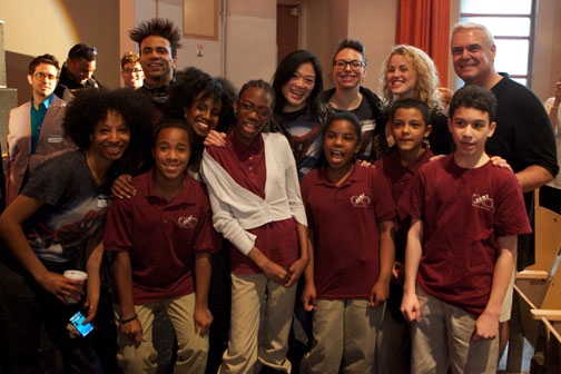 Photo Flash: SPIDER-MAN Hosts Bronx Middle School 343 Master Class Image