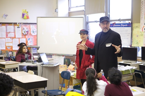 Photo Flash: SPIDER-MAN Hosts Bronx Middle School 343 Master Class Image