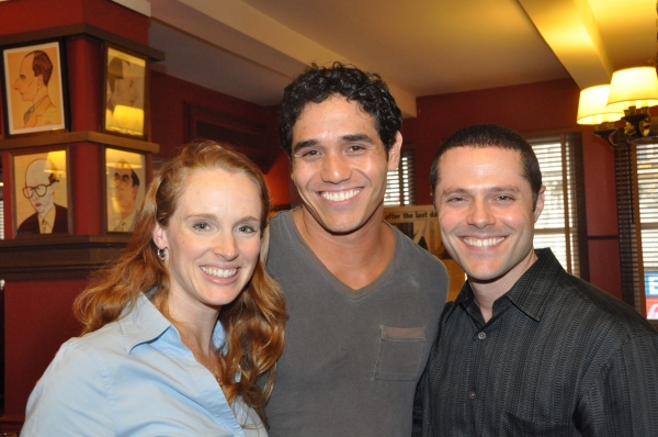 Kelly Jacobs, Adam Jacobs (The Lion King) and Josh Bergasse Photo