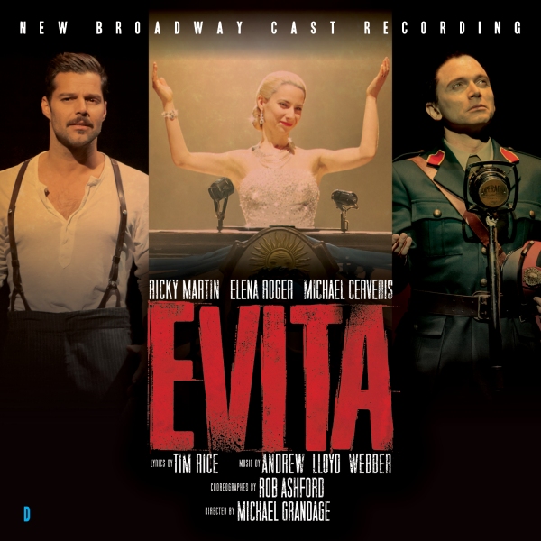 Photo Flash: Cover Revealed for New EVITA Broadway Cast Album! Image