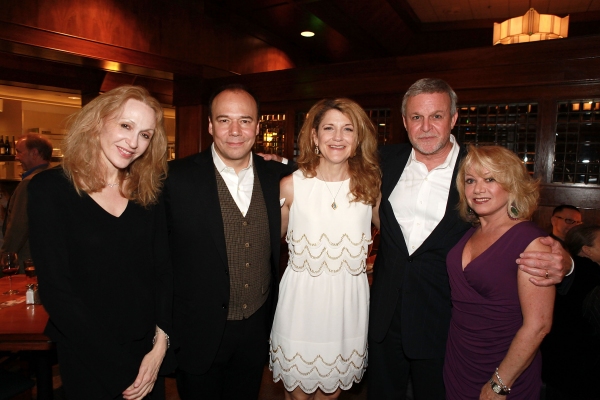 Jan Maxwell, Danny Burstein, Victoria Clark, Ron Raines and Elaine Paige
 Photo